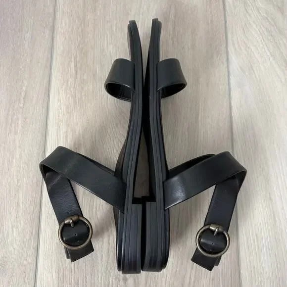 Vionic Anaya Leather Sandals Size 9.5 Vacation Beach Resort Neutral Minimalist - Picture 9 of 13